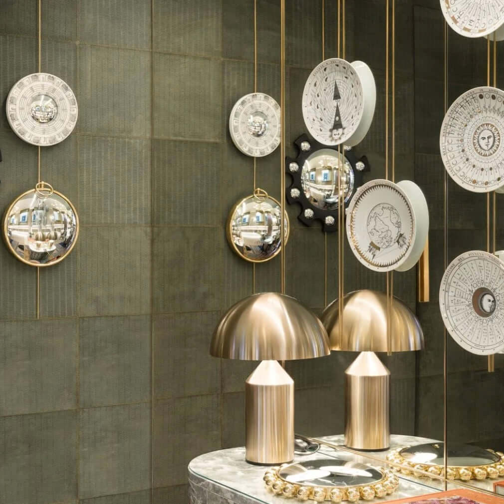 Nordic Mushroom Table Lamp – Designer Metal Bedside Lamp