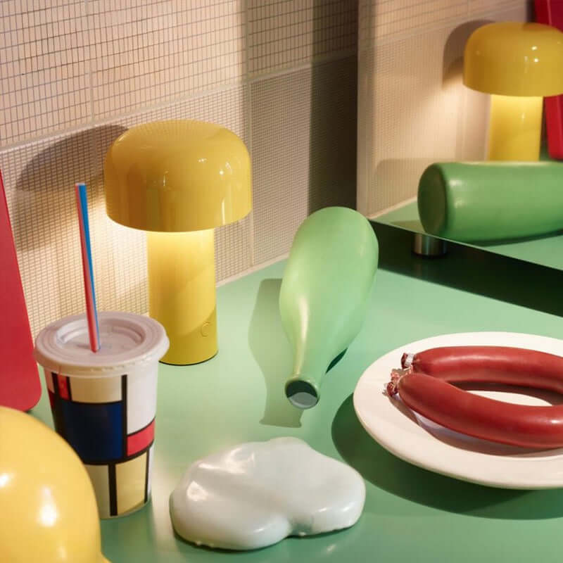 Scandinavian LED Mushroom Lamp – Eye-Caring Soft Light & Touch Control