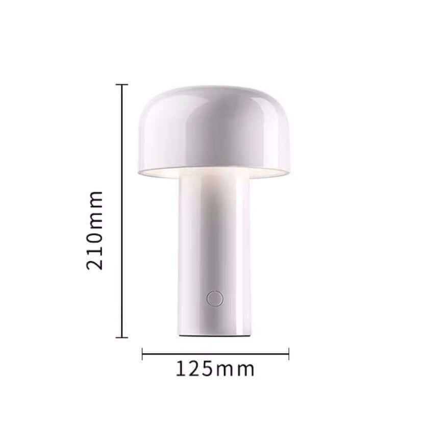 Scandinavian LED Mushroom Lamp – Eye-Caring Soft Light & Touch Control