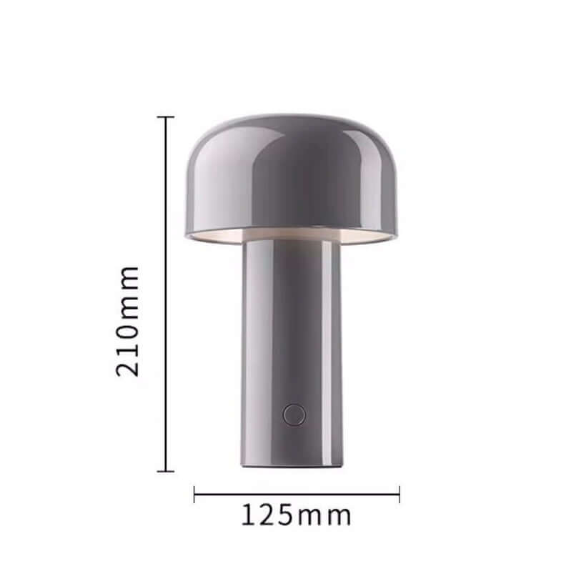 Scandinavian LED Mushroom Lamp – Eye-Caring Soft Light & Touch Control