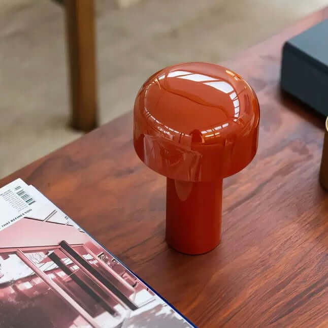 Scandinavian LED Mushroom Lamp – Eye-Caring Soft Light & Touch Control