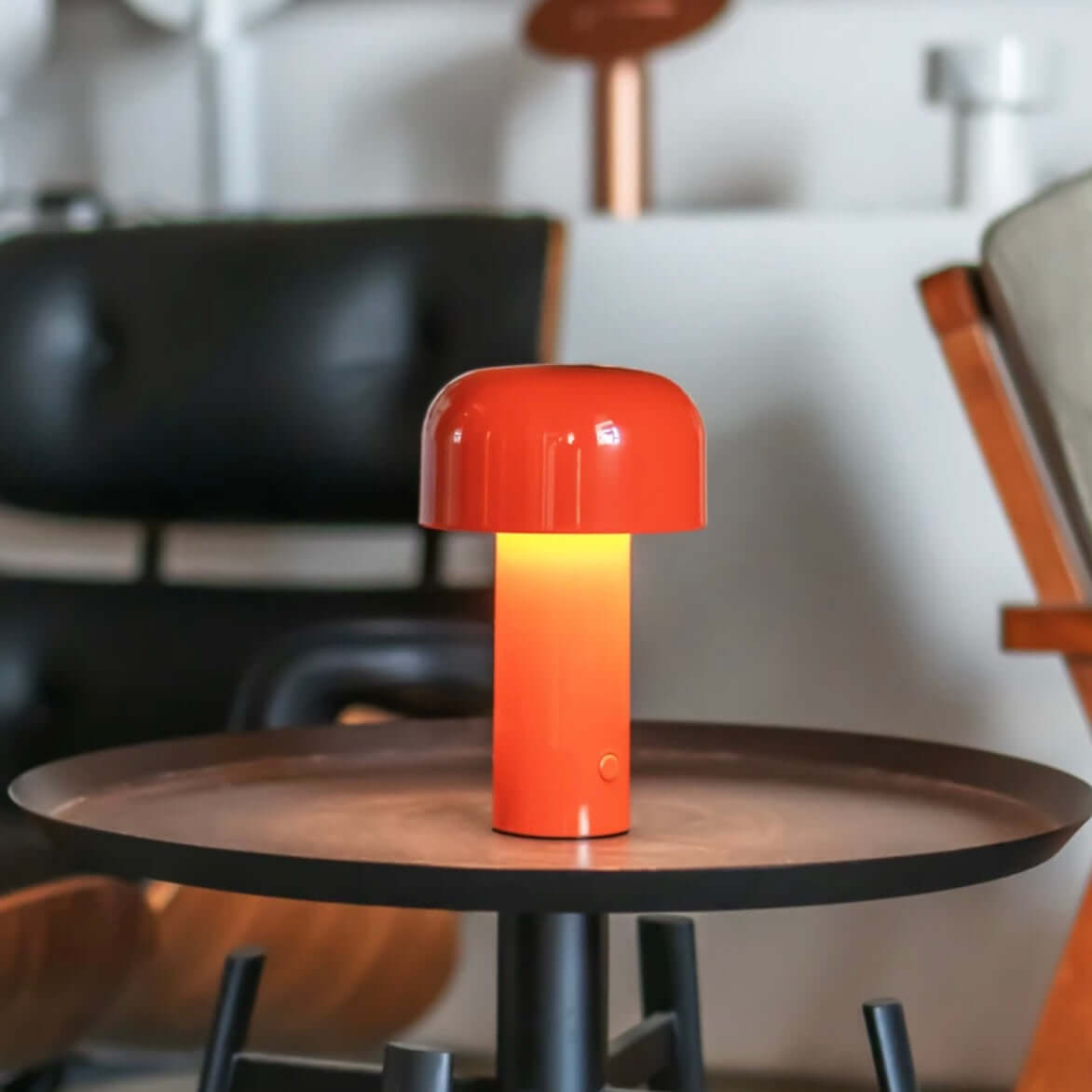 Scandinavian LED Mushroom Lamp – Eye-Caring Soft Light & Touch Control