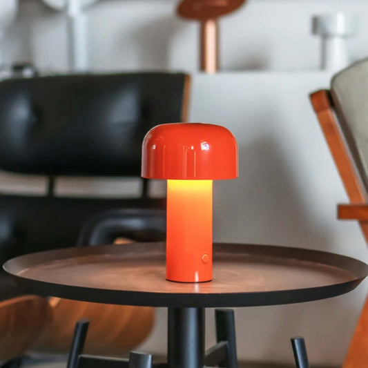 Scandinavian LED Mushroom Lamp – Eye-Caring Soft Light & Touch Control