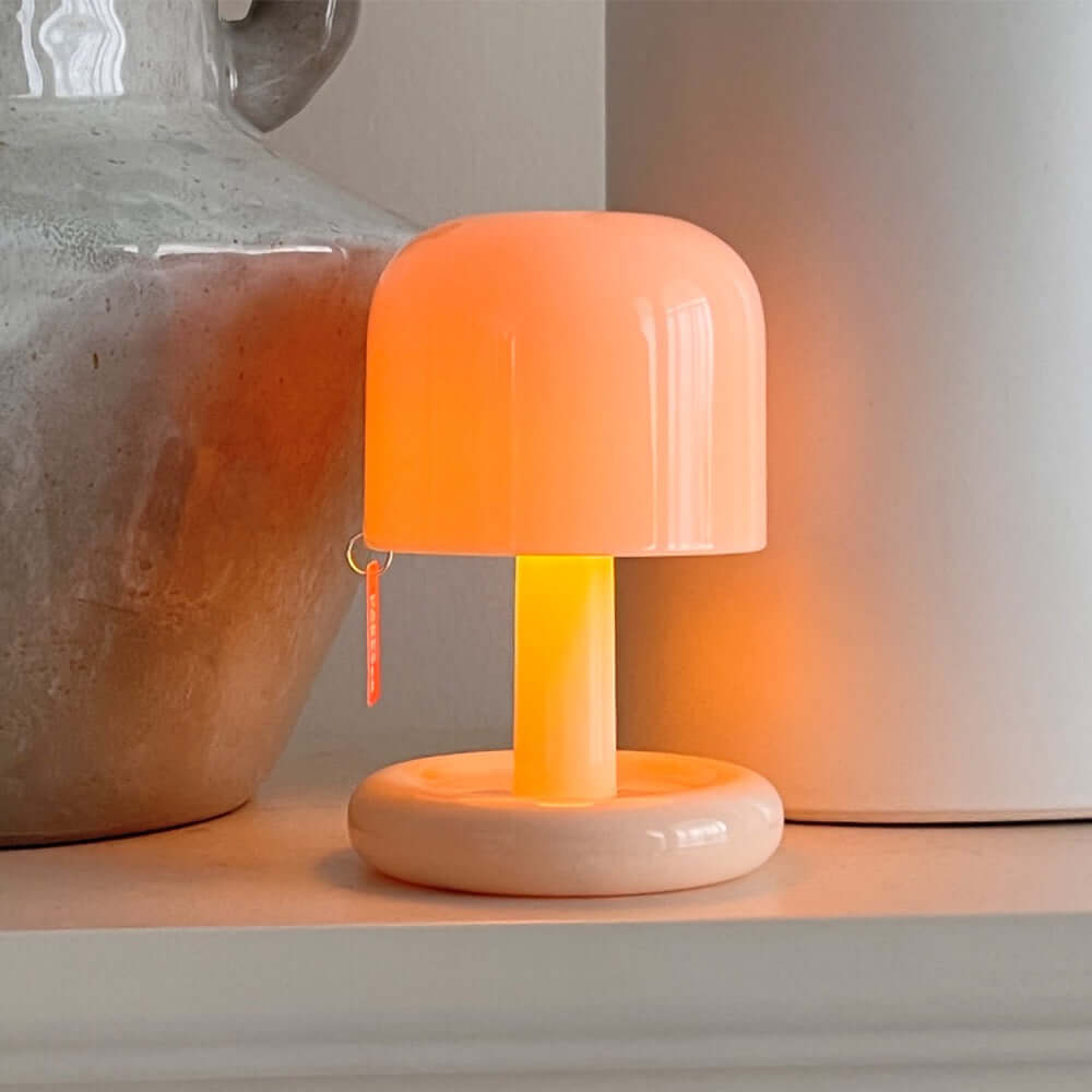 LED Sunset Night Light with Tap Sensor & Timer – USB Rechargeable Gift Lamp