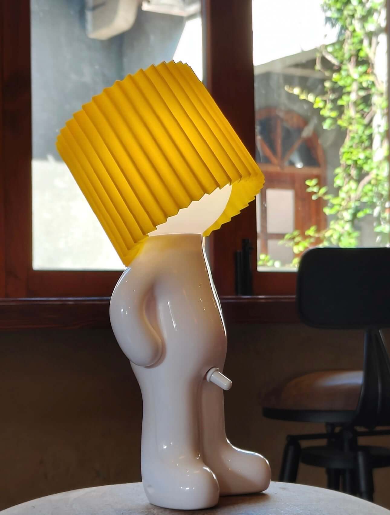 Creative Shy Boy Table Lamp – USB Rechargeable Fun Desk & Bedside Lamp