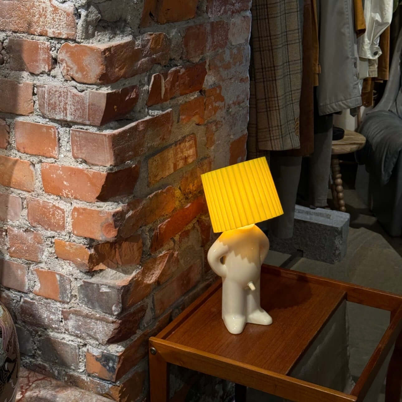 Creative Shy Boy Table Lamp – USB Rechargeable Fun Desk & Bedside Lamp