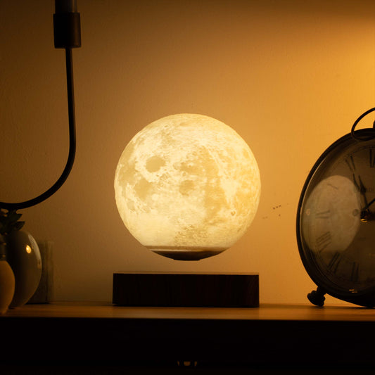 Levitating moon lamp