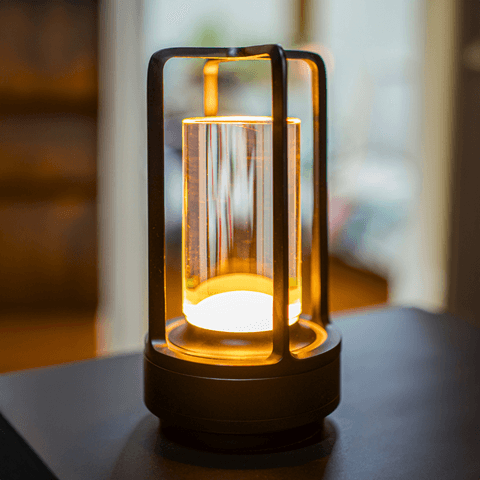Japan Crystal Lantern Table Lamp – Scandinavian Touch Sensor LED