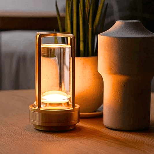Japan Crystal Lantern Table Lamp – Scandinavian Touch Sensor LED