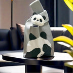 Panda Knitted Handbag-Peek-a-boo（Grey）